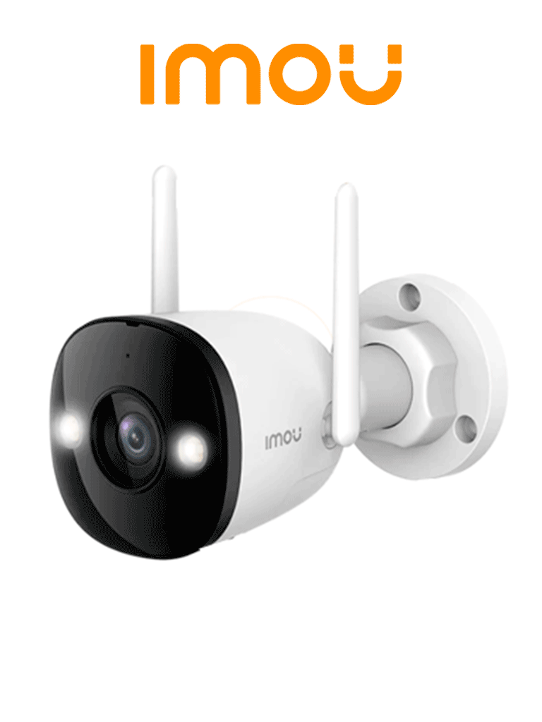 Camara IMOU Bullet 2E 5Mp (IPC-K3DN-5H0WF) - Cámara IP Bullet WiFi de 5MP tiene micrófono integrado, 102° de visión, H.265, lente de 2.8mm, detección de humanos, IR 30m, IP67 y ranura MicroSD