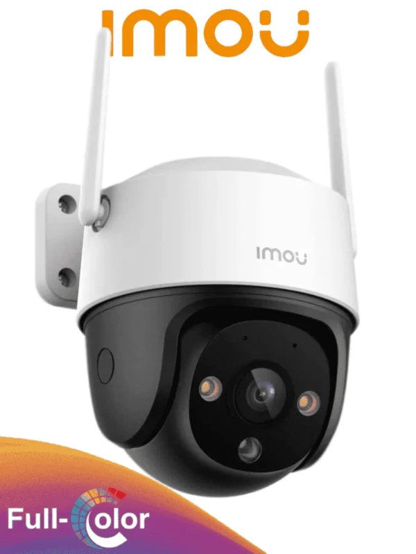 Cámara IMOU IP PT de 4 Megapíxeles Wifi Full Color Audio 2 Vías 30 Metros Visión Nocturna Micrófono y Altavoz Incorporado Disuasión Activa con Sirena de 110 dB Autotracking Ranura para MicroSD