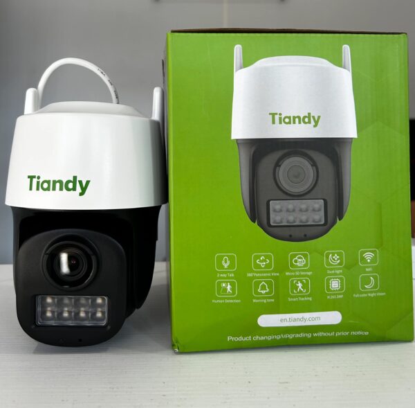Cámara Tiandy PT WIFI Dual light 3MP Color Maker - Image 2
