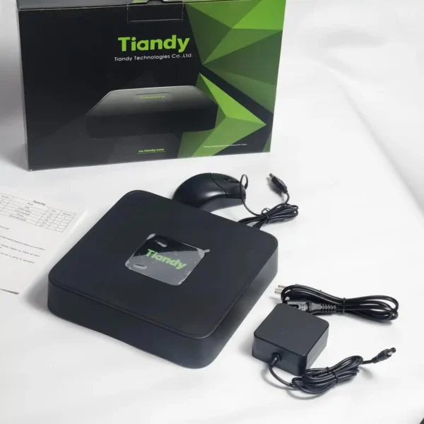 Kit de 4 Canales 4 Megapíxel / NVR Tiandy 4 Canales 4 entradas IP POE/ 4 Cámaras Bala Lente Fijo 4MP IP - 2.8MM - IR 30M - Micrófono - POE - IP67 - Image 2