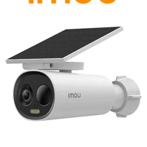 Kit de Cámara WiFi Cell 3C de 3MP con batería, panel solar incluido, lente de 2.8mm y 98° de apertura, audio bidireccional, Función de vídeo Secuencial y PIR integrado. - IPC-K9DCN-3T0WE/FSP12-TYPEC