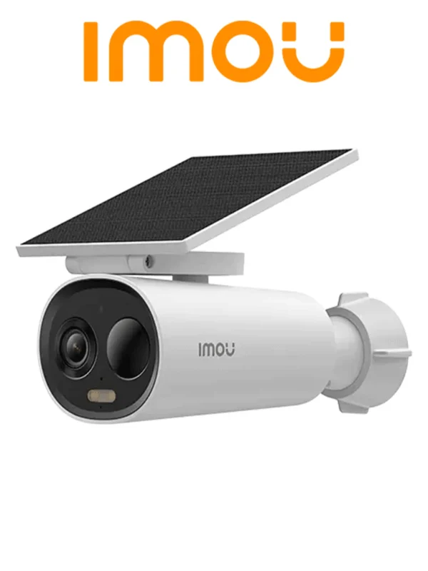 Kit de Cámara WiFi Cell 3C de 3MP con batería, panel solar incluido, lente de 2.8mm y 98° de apertura, audio bidireccional, Función de vídeo Secuencial y PIR integrado. - IPC-K9DCN-3T0WE/FSP12-TYPEC