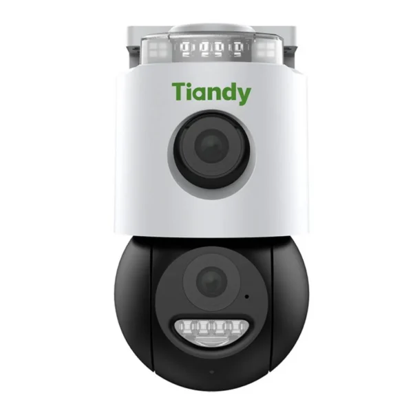 Cámara Tiandy wifi 6mp Lente Dual Colormaker Motorizada audio 2 vías microsd