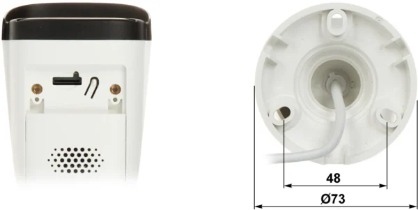 Cámara bala Tiandy 4MP WIFI - Audio 2 vías - IR 50M - Microsd - Lente Fijo - 2.8MM - Metal y policarbonato - Micrófono - TC-C34QN Spec:I5W/WIFI/AM/2.8mm/V4.0 - Image 4