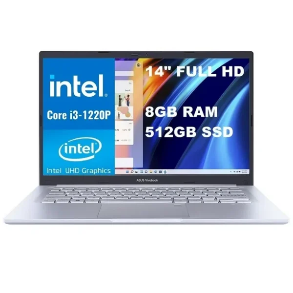 Laptop Asus Vivobook X1402ZA-EB311WS Intel Core i3 12th Gen 8GB RAM 512GB SSD (EQUIPO NUEVO)