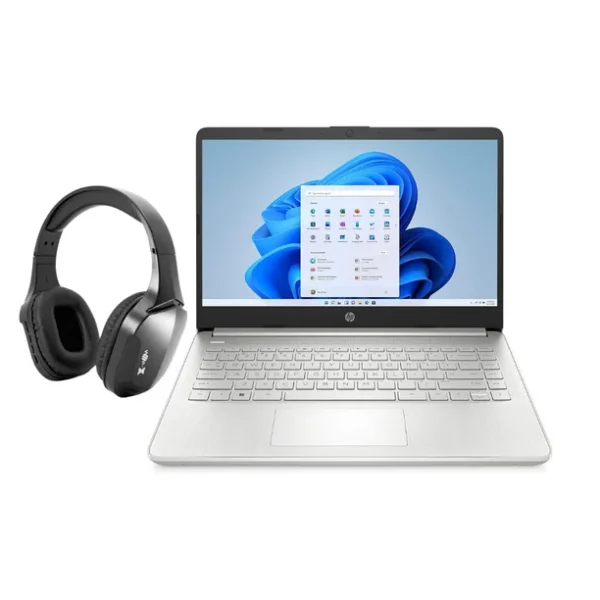 Combo Laptop HP 14 DQ0509NR Intel CI3-1215 8GB 256GB SSD W11H + Audifonos Bluetooth (EQUIPO NUEVO)