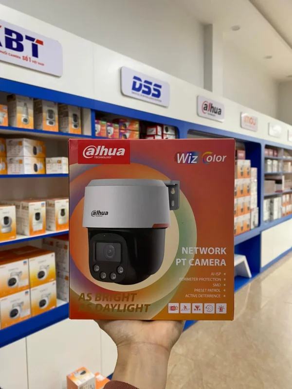 Cámara DAHUA IP PT de 4MP ofrece visión WizColor SMD3.0 Protección perimetral audio bidireccional, detección de humanos, ranura MicroSD, IP66 y PoE - DH-SD2C400NA-B-PV-PRO - DHT0060121 - Image 2
