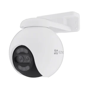 Cámara EZVIZ PT / Wi-Fi / Lente Dual / Panorámica 360° / Resolución 4K / Visión Nocturna ColorFULL / IA Detección de Humanos y Vehículos / Alarma con Sirena y Luz / IP65 - CS-H80X