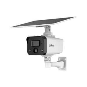 Cámara DAHUA IP bullet 4G 4MP panel solar y Batería SMD Sirena y luz de disuasión activa audio bidireccional Iluminador dual inteligente IR 50 m luz cálida 30m Modo AOV (vídeo siempre activo) - DH-IPC-HFW2441DG-4G-SP-B