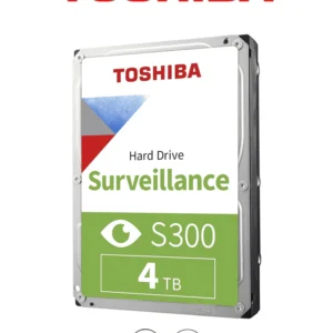 Disco Duro de 4 TB, Serie S300 especial para videovigilancia, ideal para trabajo 247, interfaz SATA 3.5", 5400 rpm, 128 MB, hasta 64 cámaras - HDWT840UZSVA