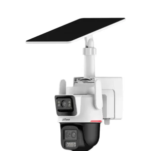 DAHUA DH-IPC-PTS2649C-3E3Z-4GB20, Cámara PT Solar 4G WizColor Dual 3 + 3MP SMD 3.0 Disuasión Activa Audio bidireccional Zoom Híbrido Inteligente Auto tracking Lite Modo AOV (“Always-On Video”) IP 66 Ranura - DH-IPC-PTS2649C-3E3Z-4GB20