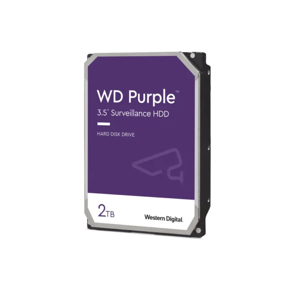 Disco Duro PURPLE de 2TB / 3 AÑOS DE GARANTÍA / Para Videovigilancia - WD23PURZ - WD23PURZ
